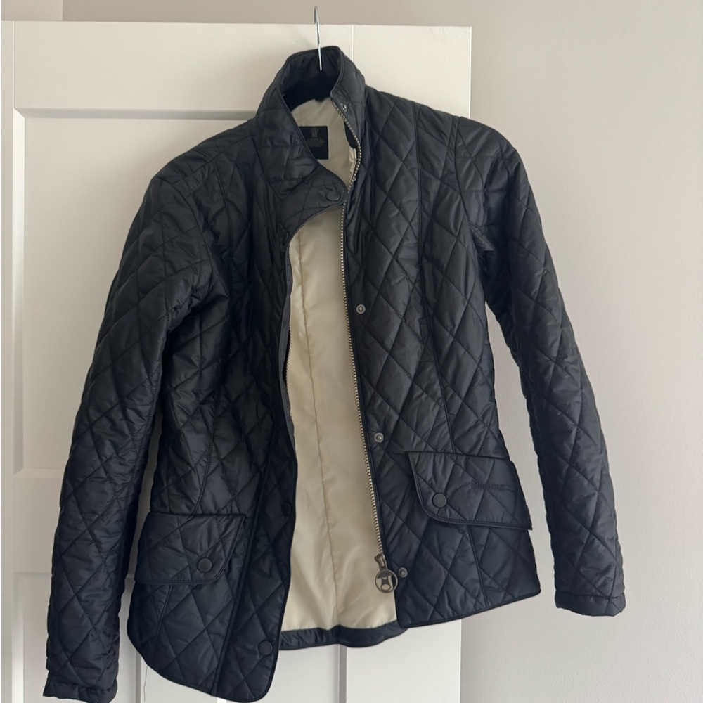 Barbour Quilted Black Jacket